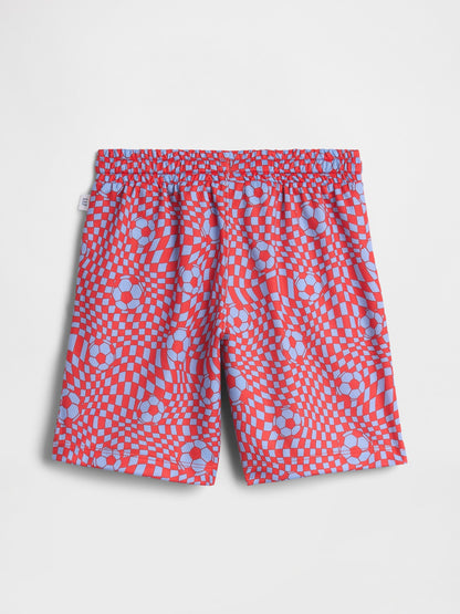 Turuncu Pull-on Mesh Şort