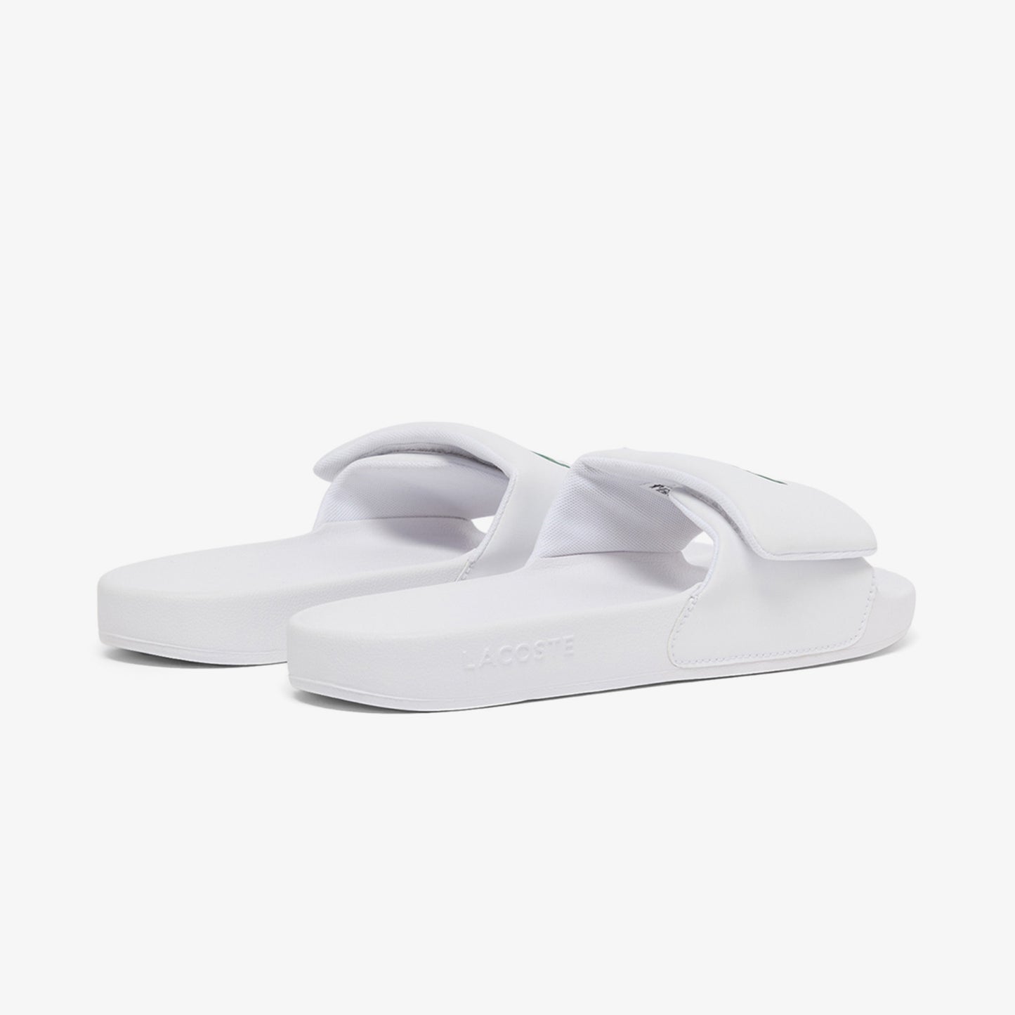 Lacoste Serve Slide Strap Erkek Beyaz Terlik
