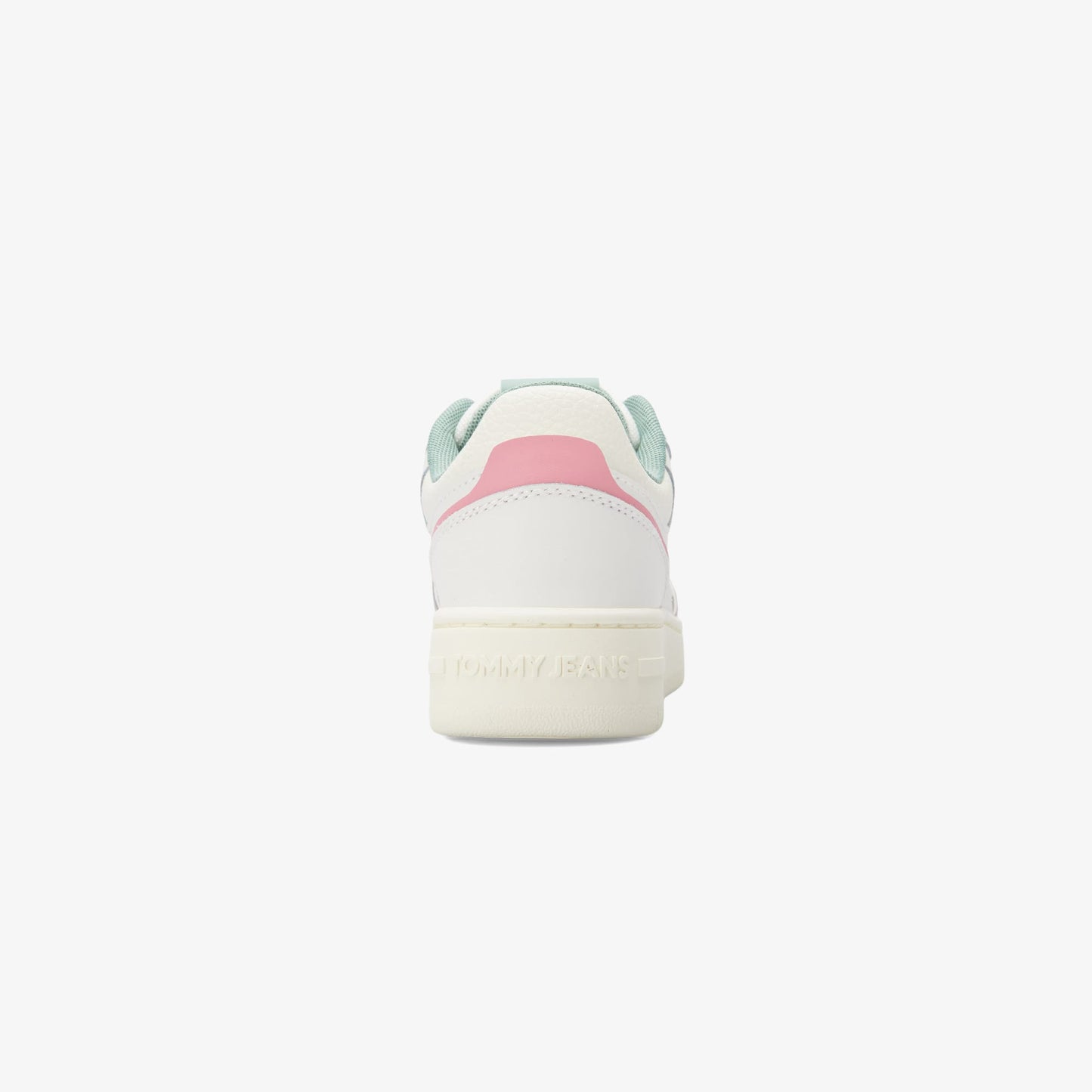 Tommy Jeans Retro Basket Kadın Beyaz/pembe/yeşil Spor Ayakkabı
