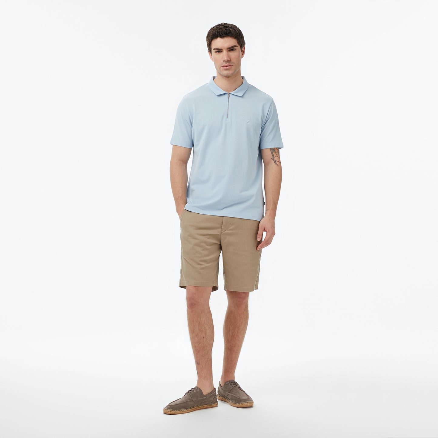 Nautica Erkek Mavi Regular Fit Polo Yaka T-shirt