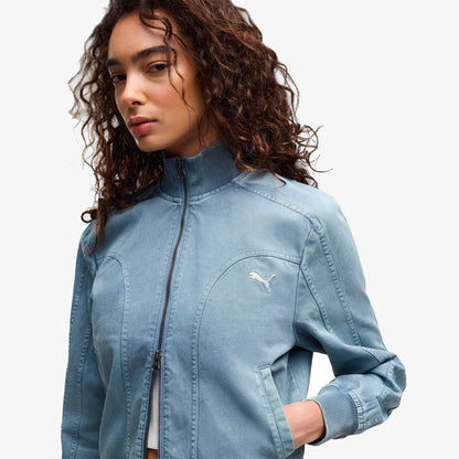 Puma Future Archive Washed Kadın Mavi Ceket