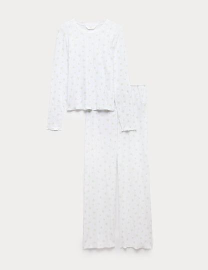 Desenli Pijama Takımı