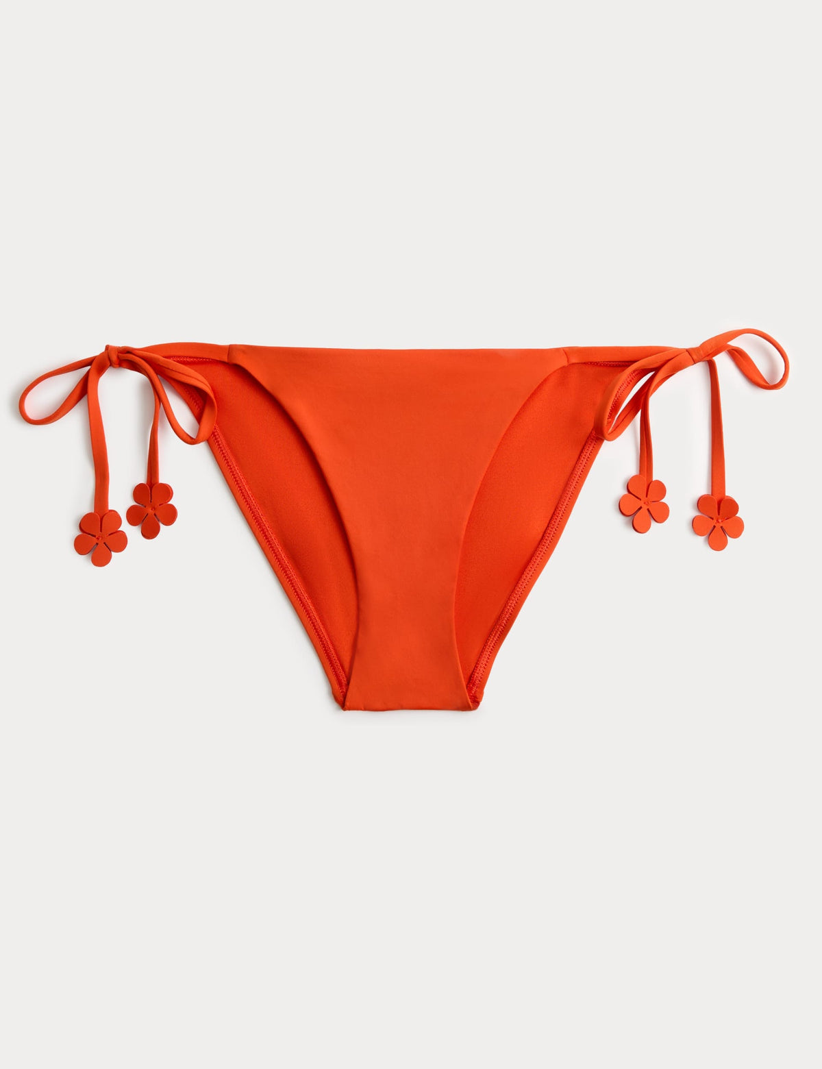 Çiçek Detaylı Bağlamalı Bikini Altı