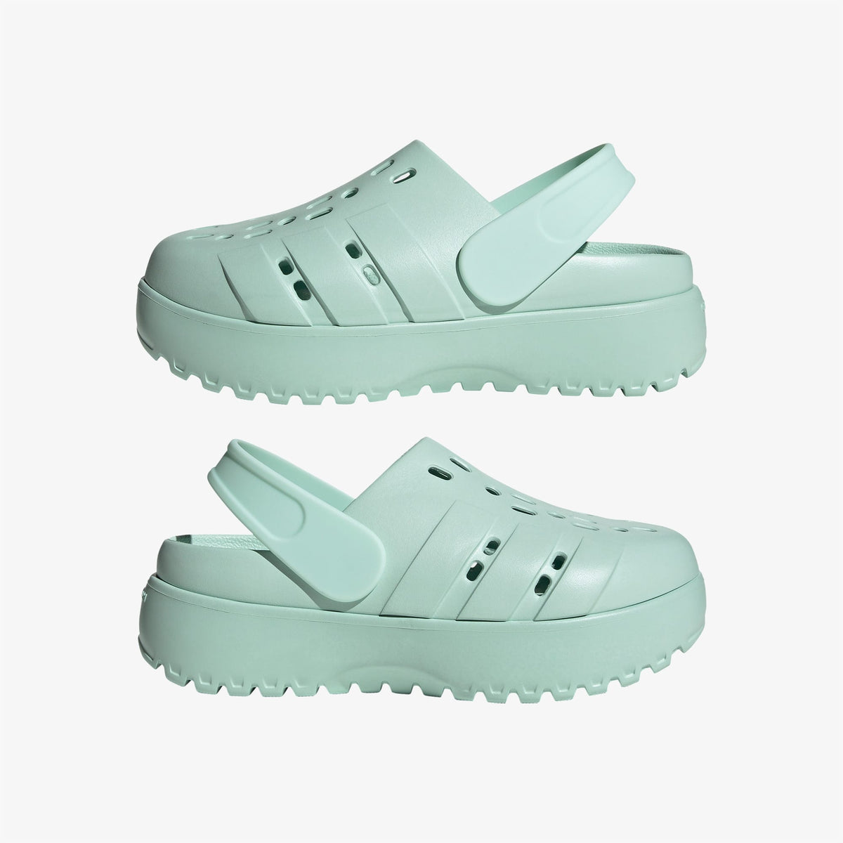 Adidas Adilette Clog Platform Kadın Mavi Terlik