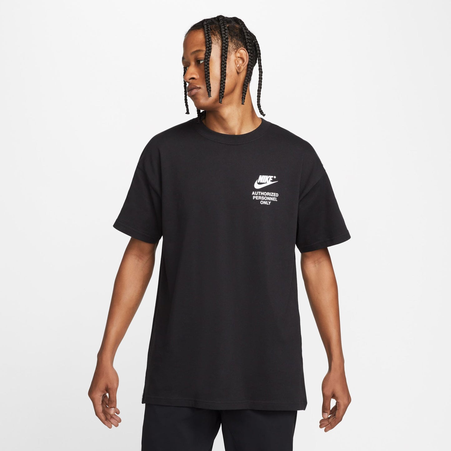 Nike Authorised Erkek Siyah T-shirt