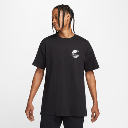 Nike Authorised Erkek Siyah T-shirt