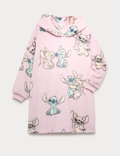 Lilo & Stitch Polar Kapüşonlu Sweatshirt (5-16 Yaş)