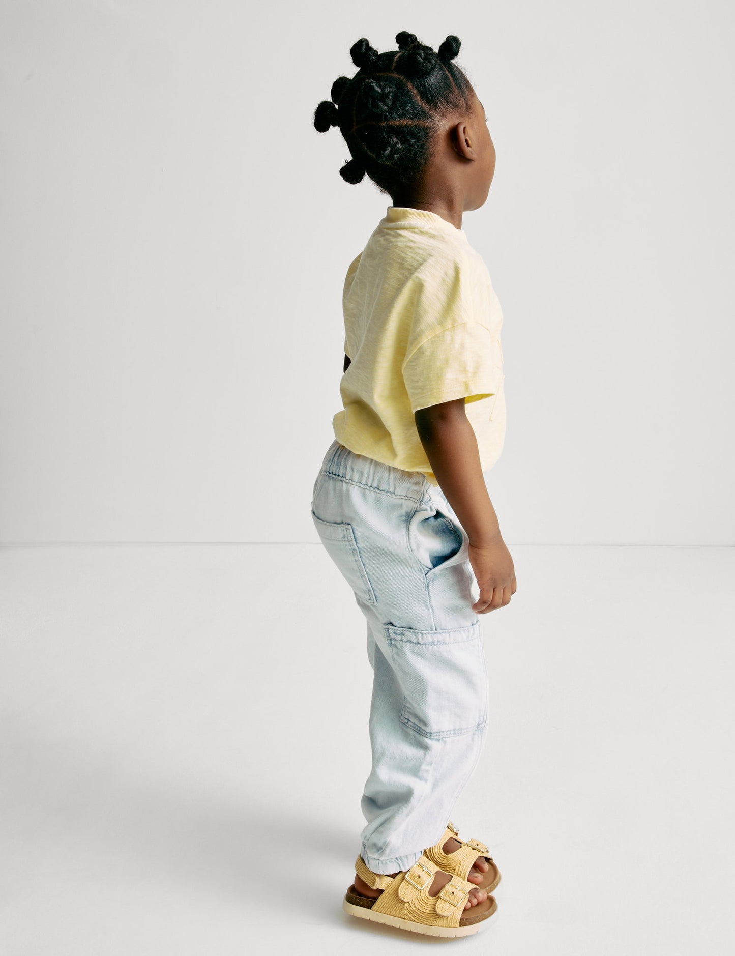 Denim Kargo Pantolon (2–8 Yaş)