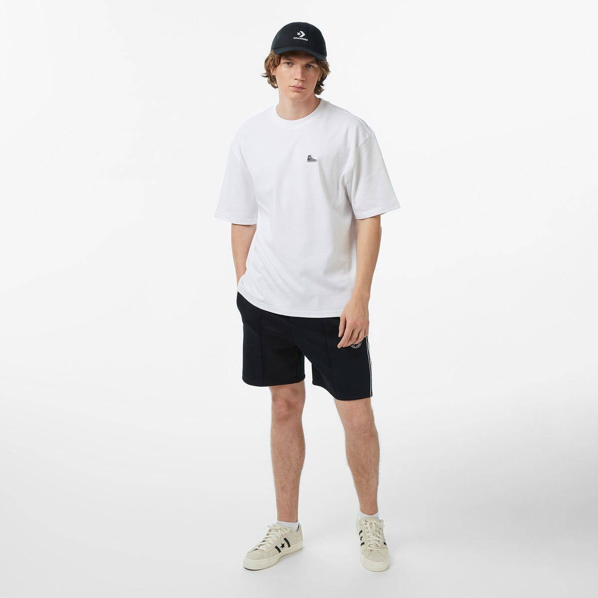 Converse Regular Fit Erkek Beyaz T-shirt