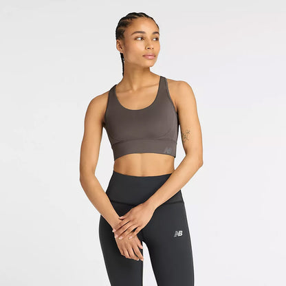 New Balance Essentials Kadın Kahverengi Bra