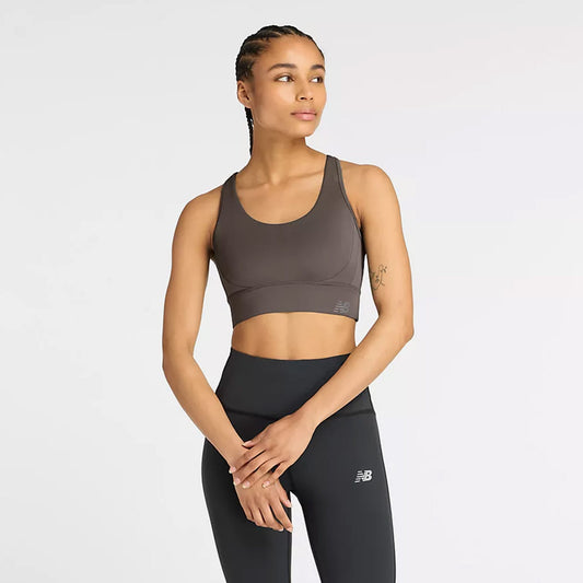 New Balance Essentials Kadın Kahverengi Bra