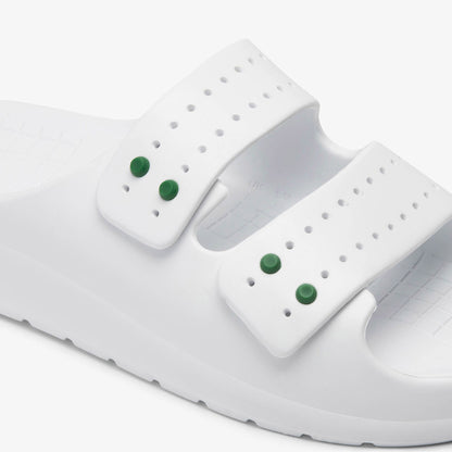Lacoste Serve Strap Kadın Beyaz Terlik