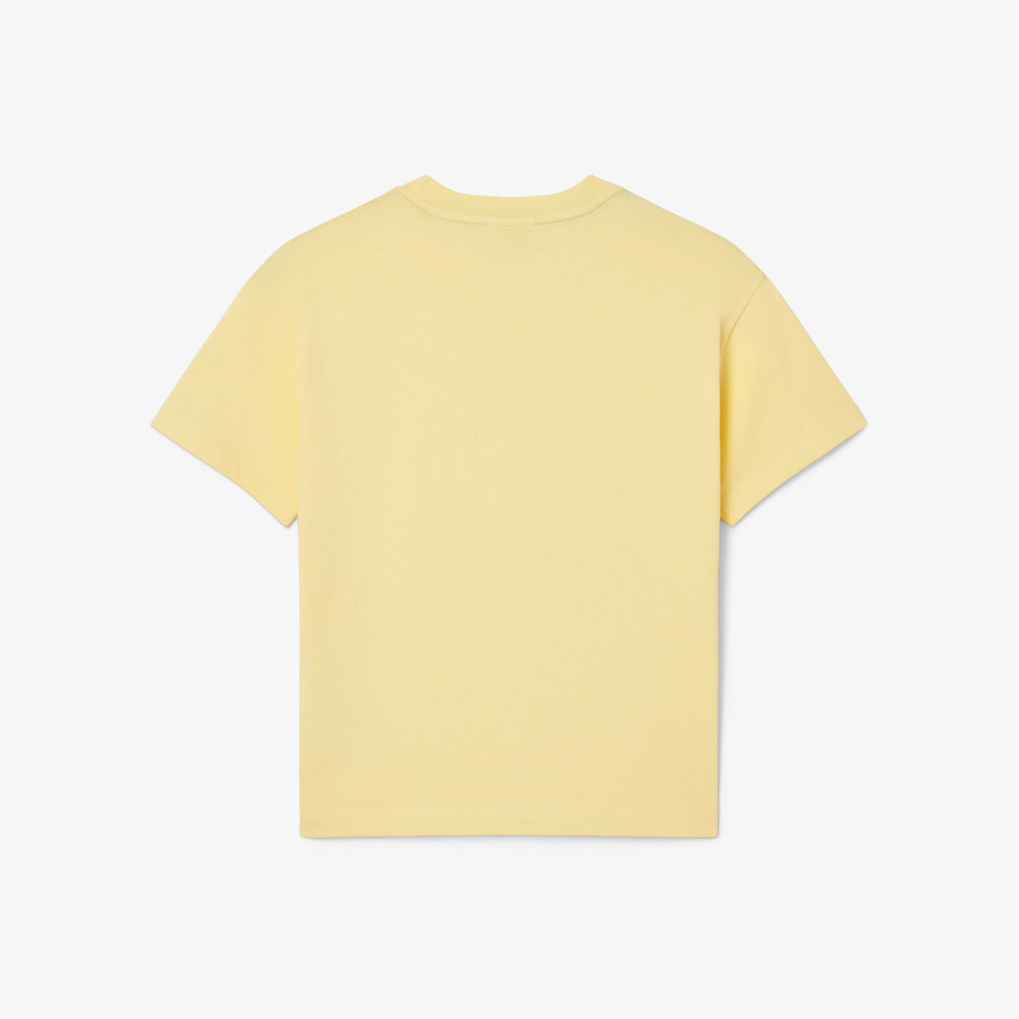 Lacoste Çocuk Bisiklet Yaka Baskılı Sarı T-shirt
