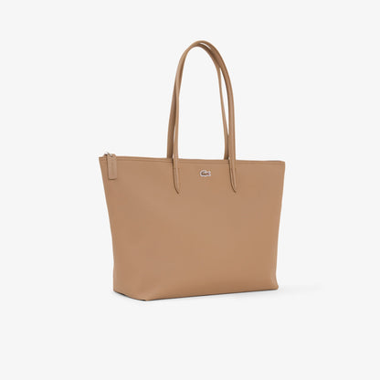 Lacoste Large L.12.12 Kadın Kahverengi Omuz Çantası