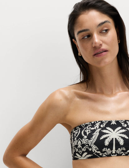 Desenli Bikini Üstü