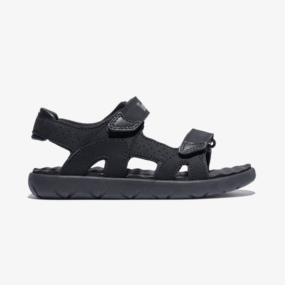 Timberland Perkins Low Arkadan Bantlı Çocuk Siyah Sandalet
