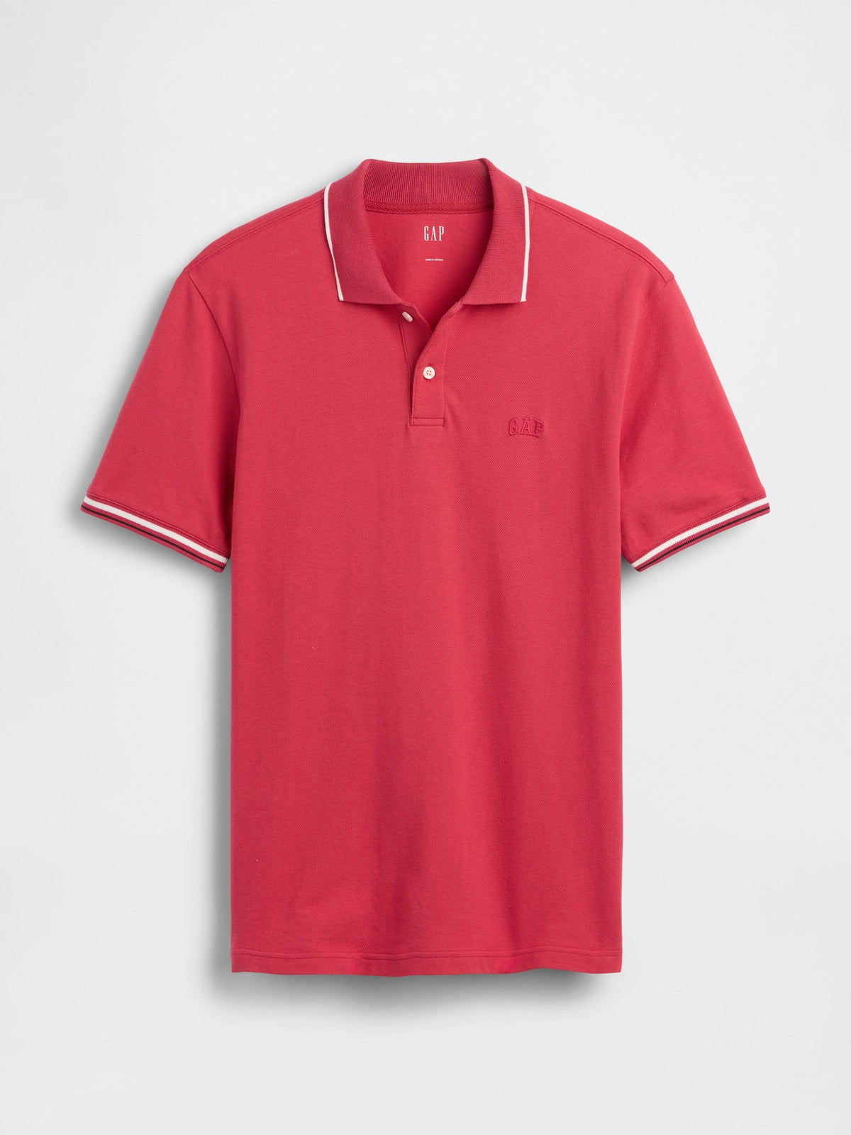 Siyah Gap Logo Piqué Polo Yaka T-shirt