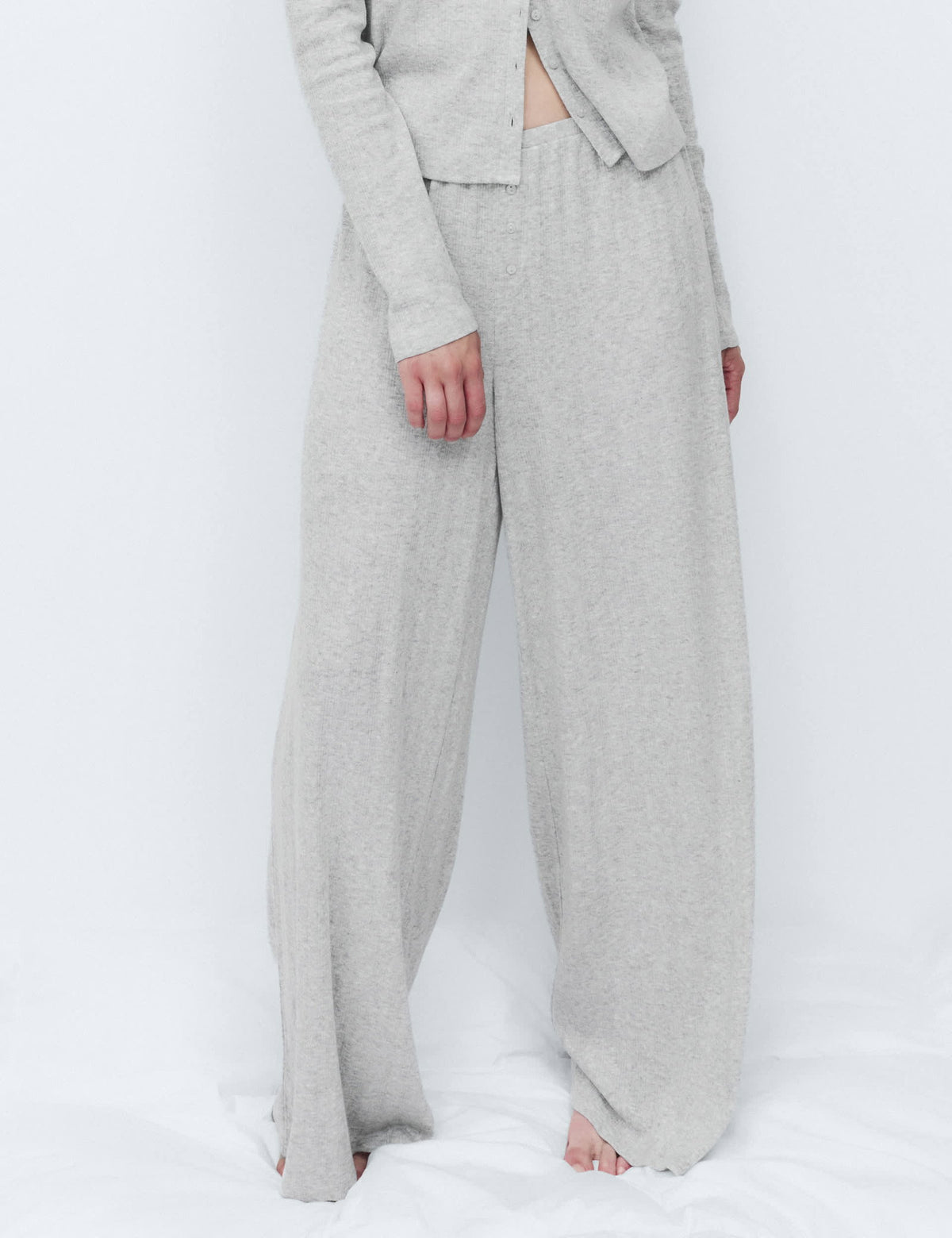 Pamuk Karışımlı Pointelle Pijama Altı