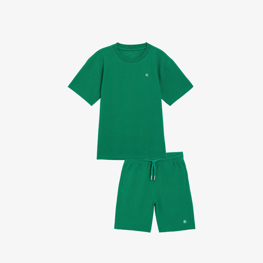 Calvin Klein Ottoman Modal Yeşil Bebek Takımı