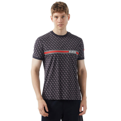 Guess Jamey Mid Organic Erkek Siyah T-shirt