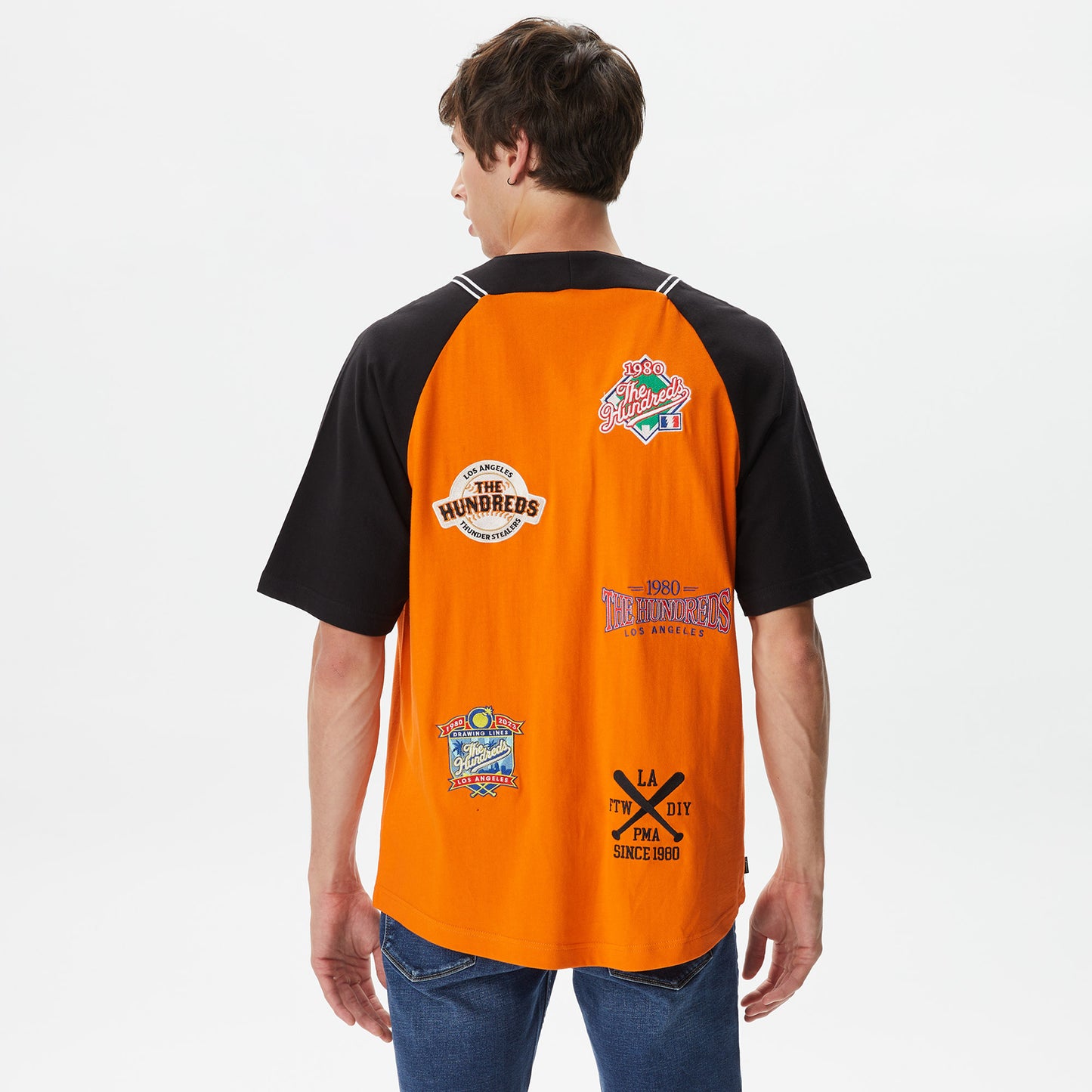 The Hundreds League Erkek Turuncu Gömlek