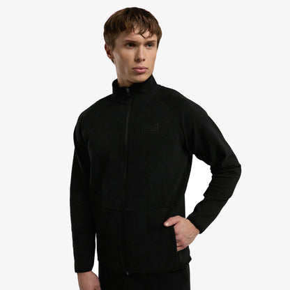 Everlast Relaxed Regular Siyah Yüksek Yaka Erkek Full Zip Sweatshirt