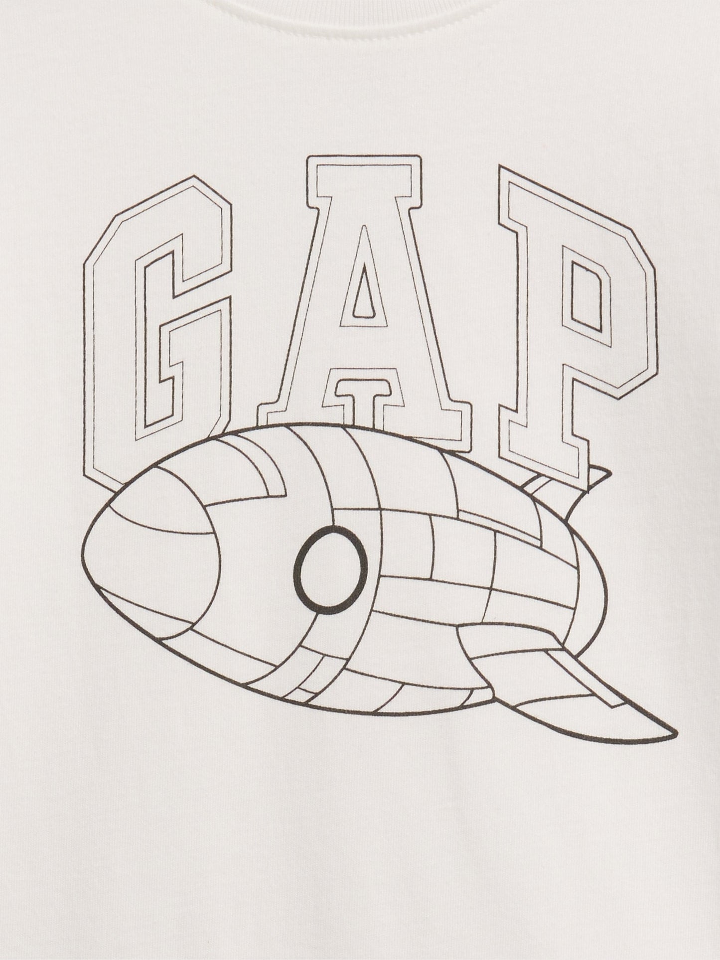 Beyaz Babygap Grafik T-shirt