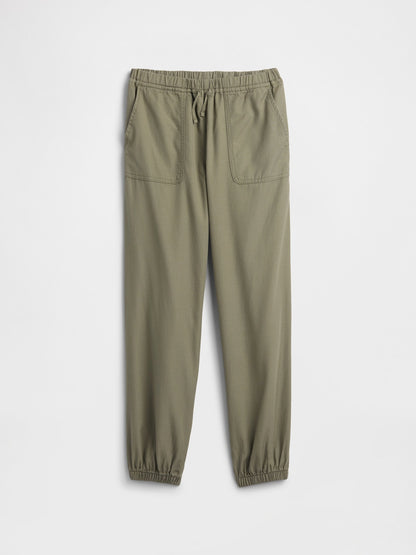 Haki Kids Pull-on Twill Utility Joggers
