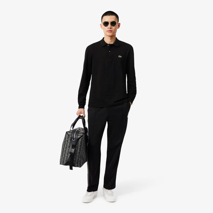 Lacoste Erkek Classic Fit Uzun Kollu Siyah Polo