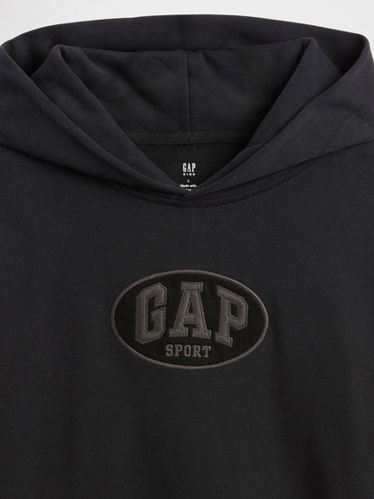Siyah Vintagesoft Terry Sport Logo Sweatshirt