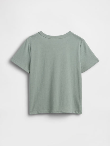 Haki Mix & Match Grafik Baskılı T-shirt