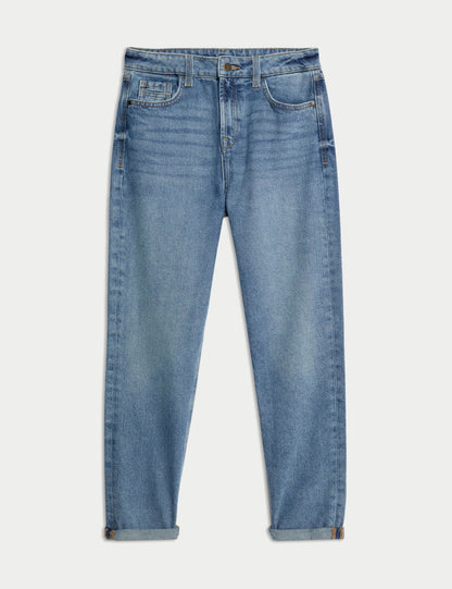 Pamuklu Relaxed Fit Jean (6-16 yaş)