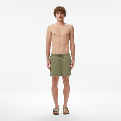 Lacoste Erkek Regular Fit Haki Deniz Şortu