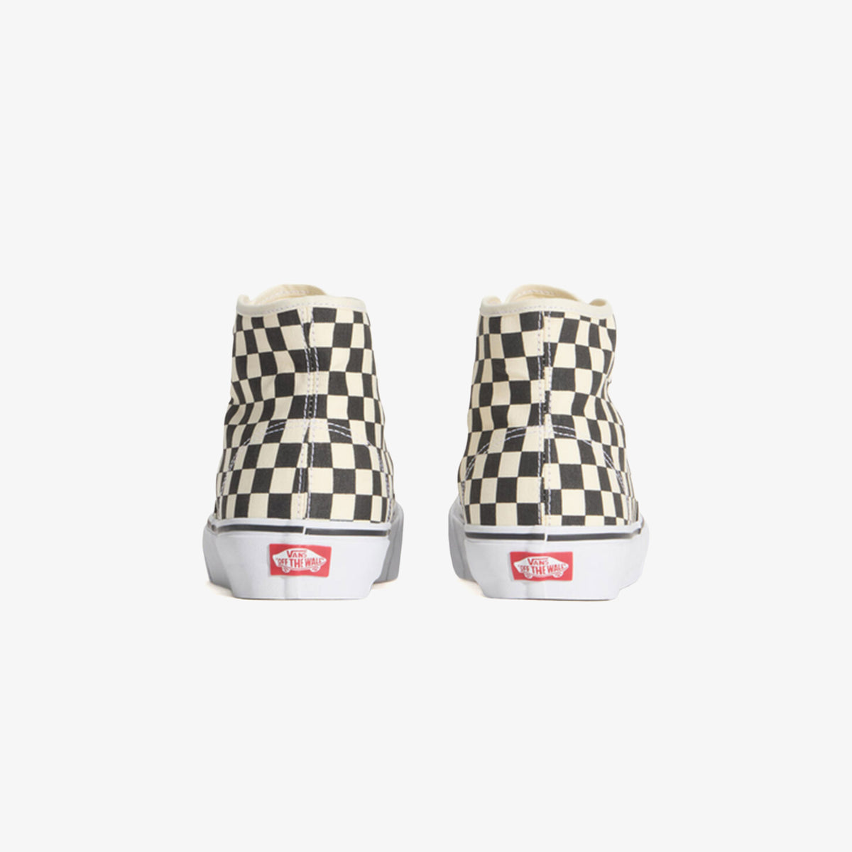 Vans Authentic Hi 2.0 Checkerboard Kadın Siyah Sneaker