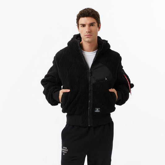 Alpha Industries Sherpa Onion-quilted Erkek Siyah Mont