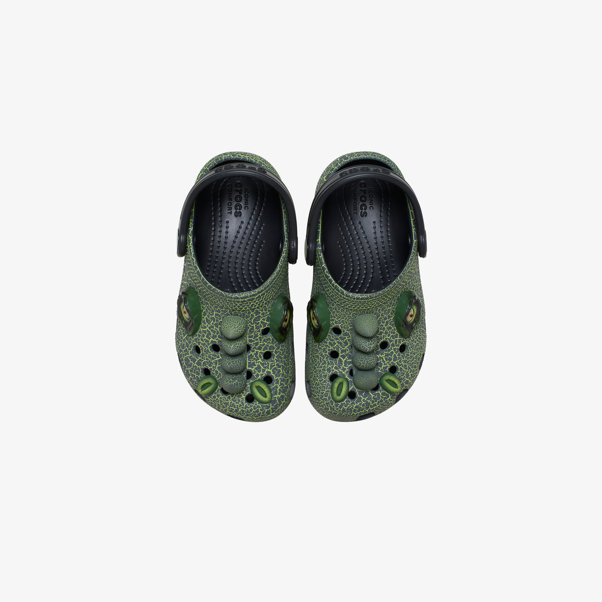 Crocs Classic I Am Scary Dino Çocuk Siyah Terlik
