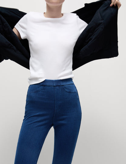 Skinny Fit Yüksek Bel Jeggings