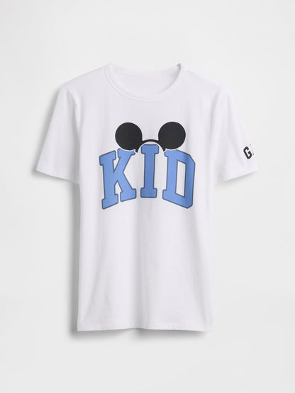 Beyaz Disney Kid Grafik Baskılı T-shirt