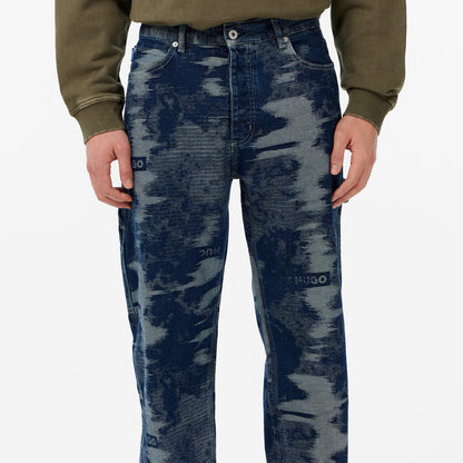 Hugo Carpenter Slim Fit Erkek Mavi Pantolon