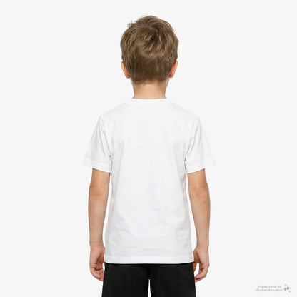Jordan Jdb Jumpman Swoosh Çocuk Beyaz T-shirt
