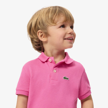 Lacoste Çocuk Regular Fit Polo Yaka Pembe Polo