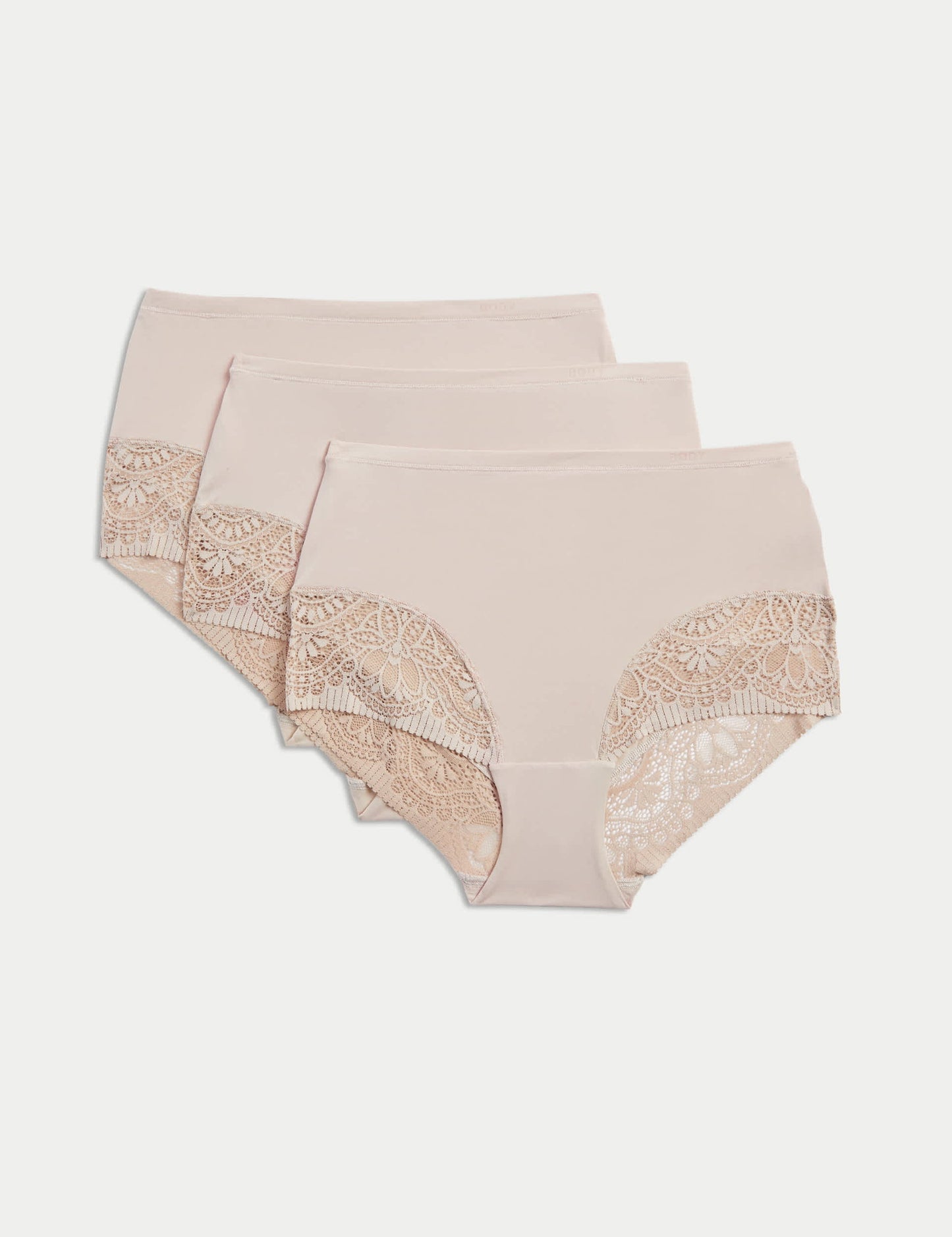 3'lü Body Soft Full Brief Külot Seti