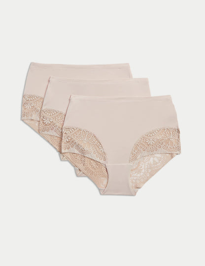 3'lü Body Soft Full Brief Külot Seti