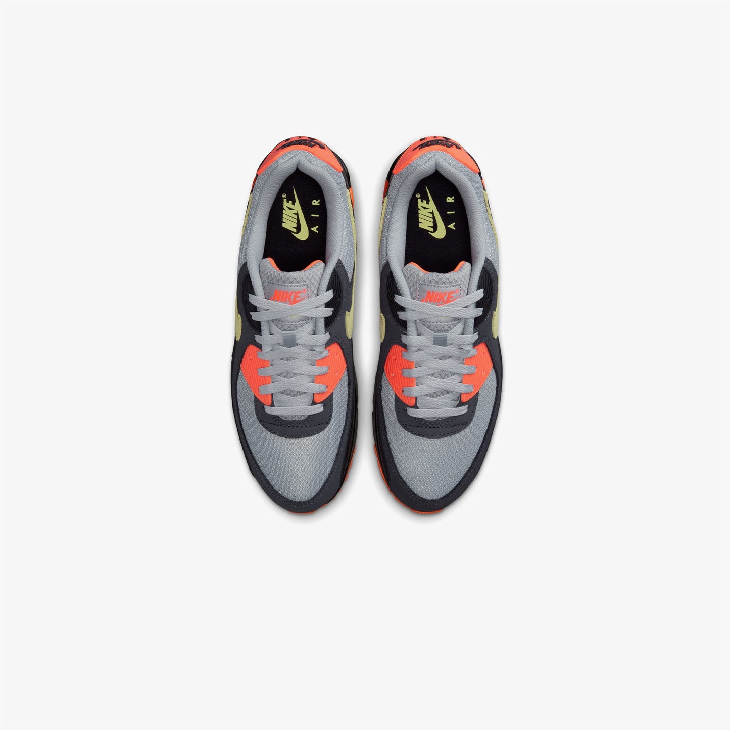 Nike Air Max 90 Smoke Grey/hyper Crimson Erkek Siyah Spor Ayakkabı