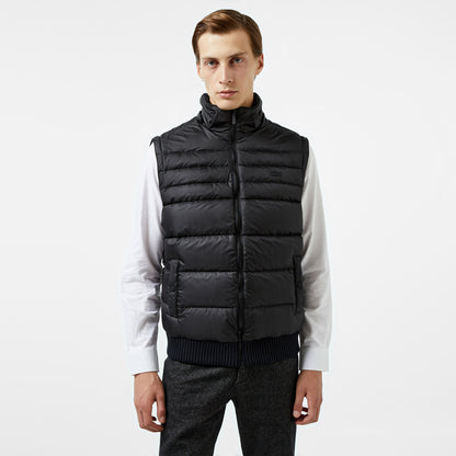 Lacoste Erkek Slim Fit Kapüşonlu Siyah Mont