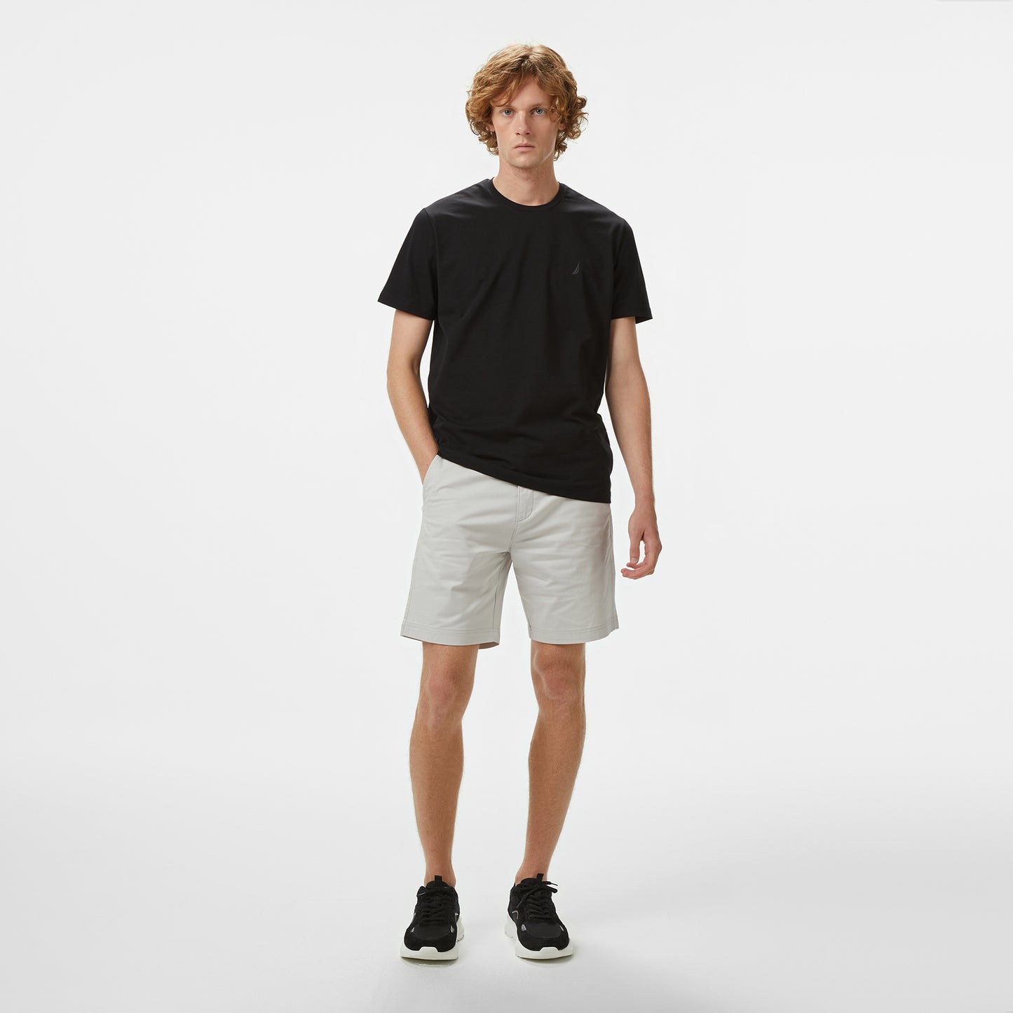 Nautica Erkek Siyah Classic Fit T-shirt