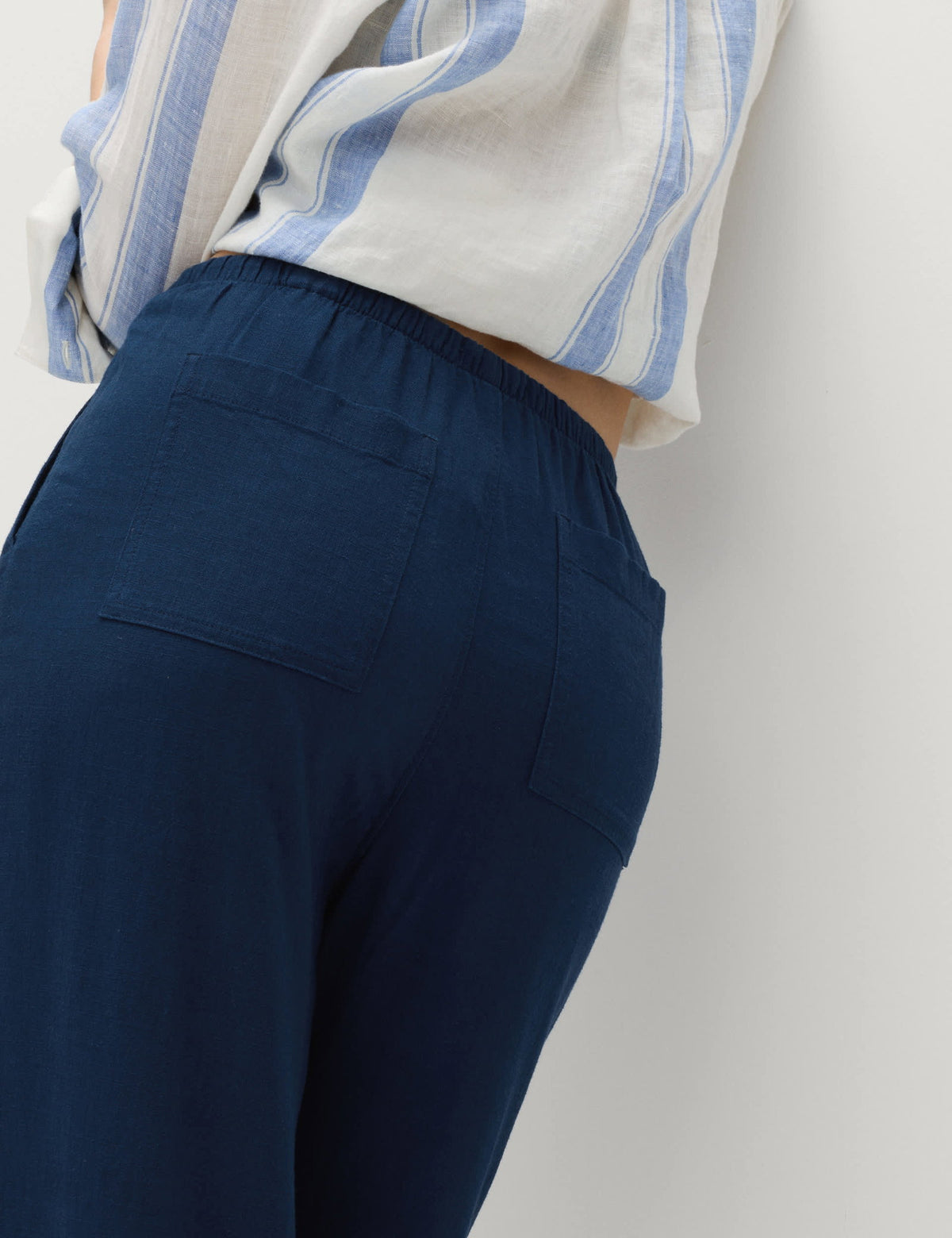 Keten Karışımlı Pantolon