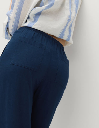 Keten Karışımlı Pantolon