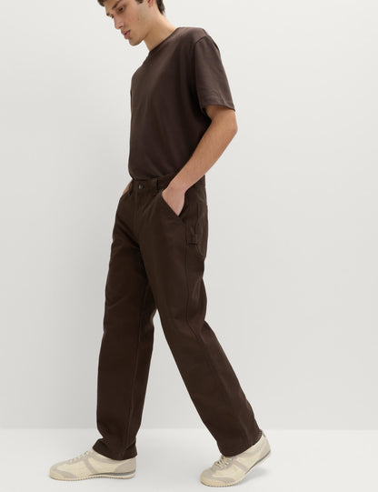 Saf Pamuk Loose Fit Utility Pantolon