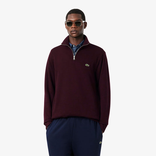 Lacoste Regular Fit Erkek Bordo Sweatshirt